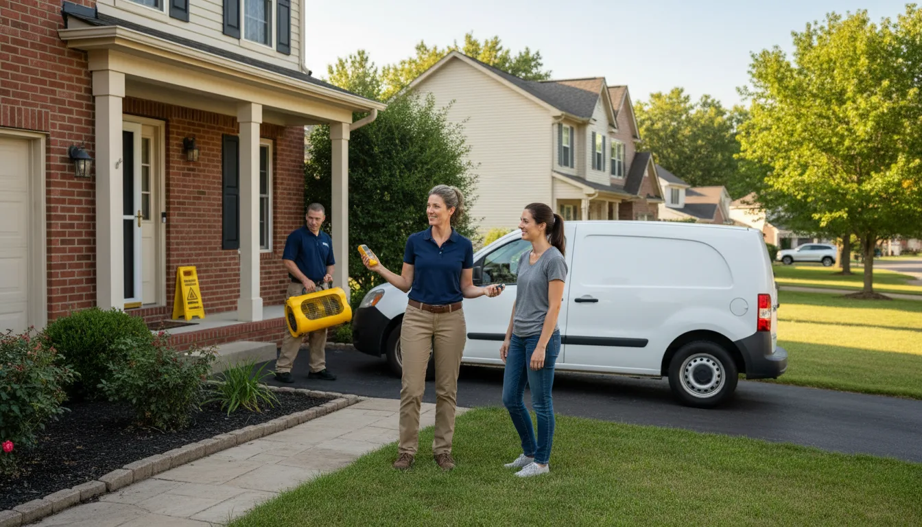 Water restoration image for Home Water Damage Repair in Holcombe, WI